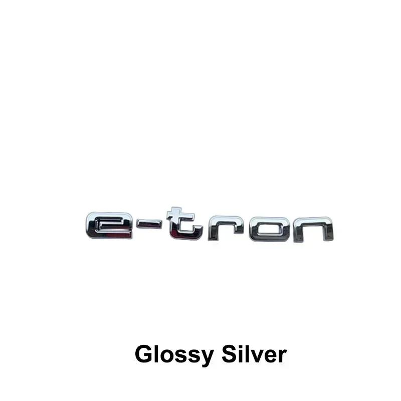 Auto Trunk Emblem Stickers for a2 E-tron GT S Logo A7 S5 Q3 S3 Q4 Q7 A3 A5 Q5 Q6 A6 A8 Q1 Q2 S7 A4L A6L Car Rear Badge Decals