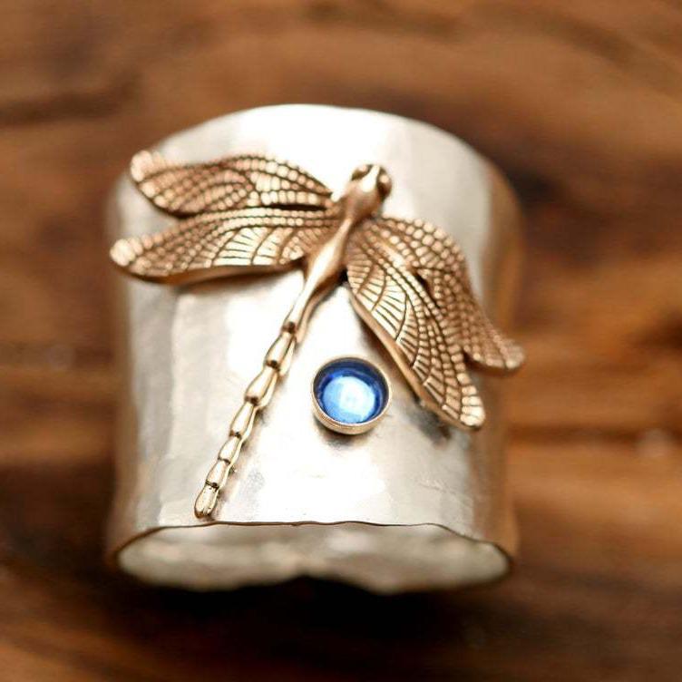 Хэ Чэн Натуральный Лунный камень Женское Винтажное Помолвочное Кольцо