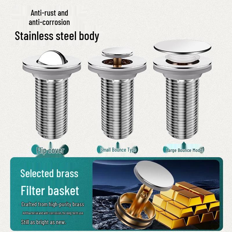 Универсальный набор для слива раковины в ванной комнате с защитой от запаха