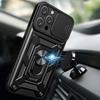 Чехол для iPhone 16 pro Max plus, ударопрочный, автомобильный, с магнитным кольцом, чехол для телефона, прочный защитный чехол с функцией подставки