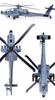 Academy US Army Apache South Carolina ANG Plastic Model 12129 1/35 AH-64A
