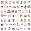 55 New Happy Birthday Graffiti Stickers Decorate Suitcase Laptop Mobile Phone Stickers