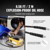 VEVOR 689 bar(10,000PSI) Air Hydraulic Pump, 1.6 L(0.42 Gal) Reservoir, NPT 9.5mm(3/8 In) Oil Outlet, NPT 6.4mm(1/4 In) Inlet