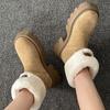 Thick Soled Snow Boots 2023 Autumn and Winter New Plush Insulation Short Boots Cotton Shoes