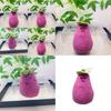Adorable Plush Vegetable Doll Keychain Soft Pp Cotton Cute Eggplant Pendant Gift