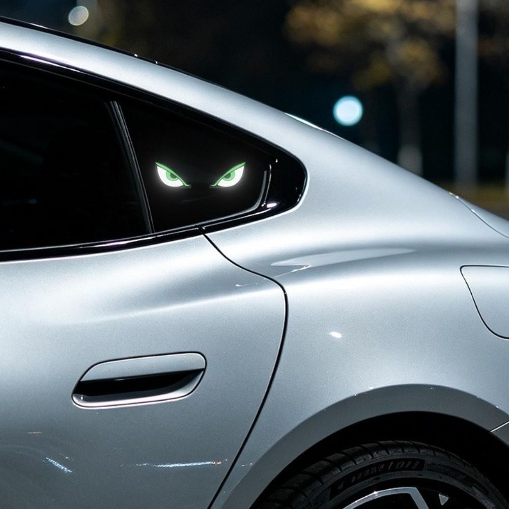 Solar Powered Demon Eye Light Dynamic Vehicle Signal Lights Rear Window Light Rear Window