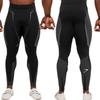 Мужские компрессионные леггинсы GYMSHARK с быстрым высыханием и классическим принтом-акулой для фитнеса, спорта и йоги