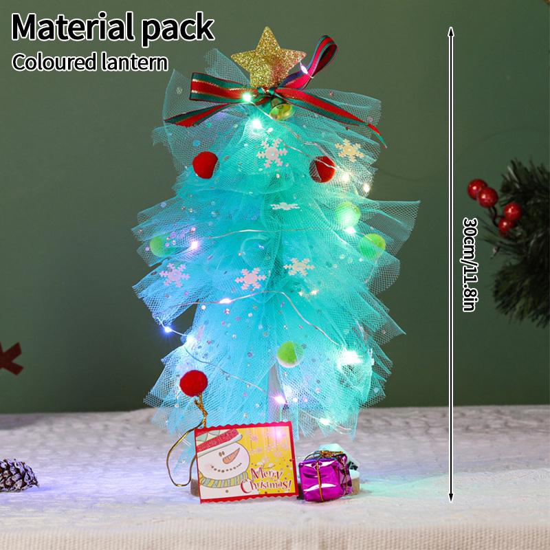 Christmas Supplies Christmas Ornaments Diy Material Package Desktop Ornament Christmas Toys for Kids Adornos De Navidad