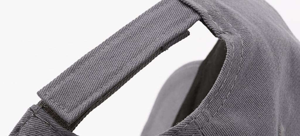 HABERY Бейсболка из мягкого хлопка с коротким козырьком, однотонная, цвет, мужская (белый)