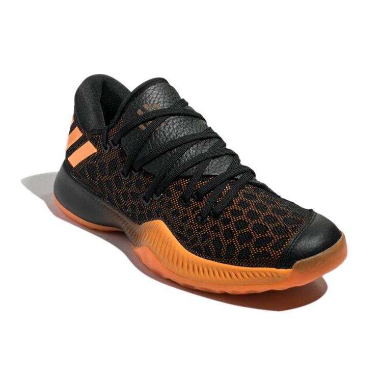 adidas Harden B/E Круглый носок На шнуровке Дышащие Низкие Баскетбольные кроссовки Мужские кроссовки Черный Оранжевый CG4193
