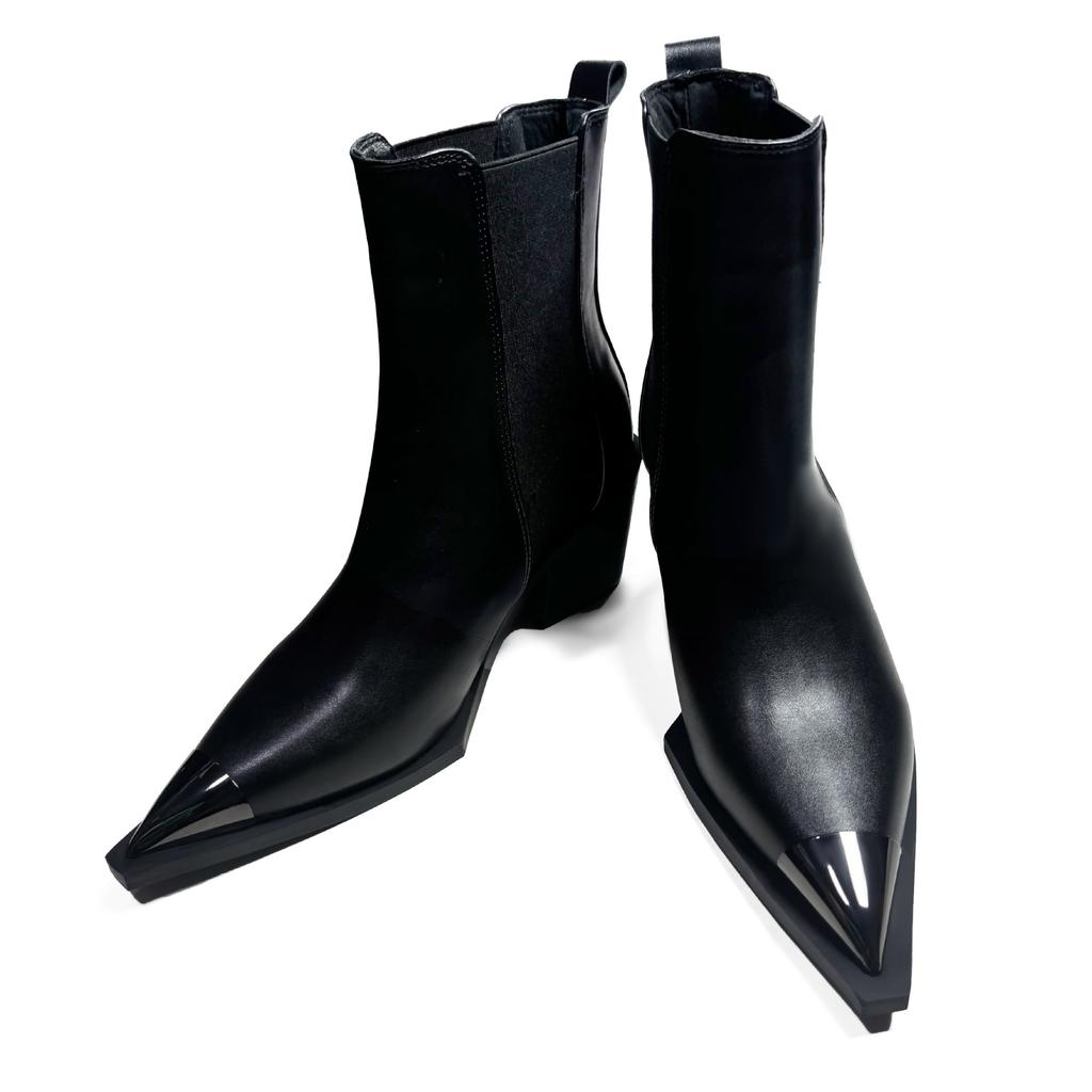 Модные осенне-зимние женские мужские облегающие ботильоны Модная элегантная обувь с острым носком Тонкие женские модные короткие ботильоны большого размера 42 43 44