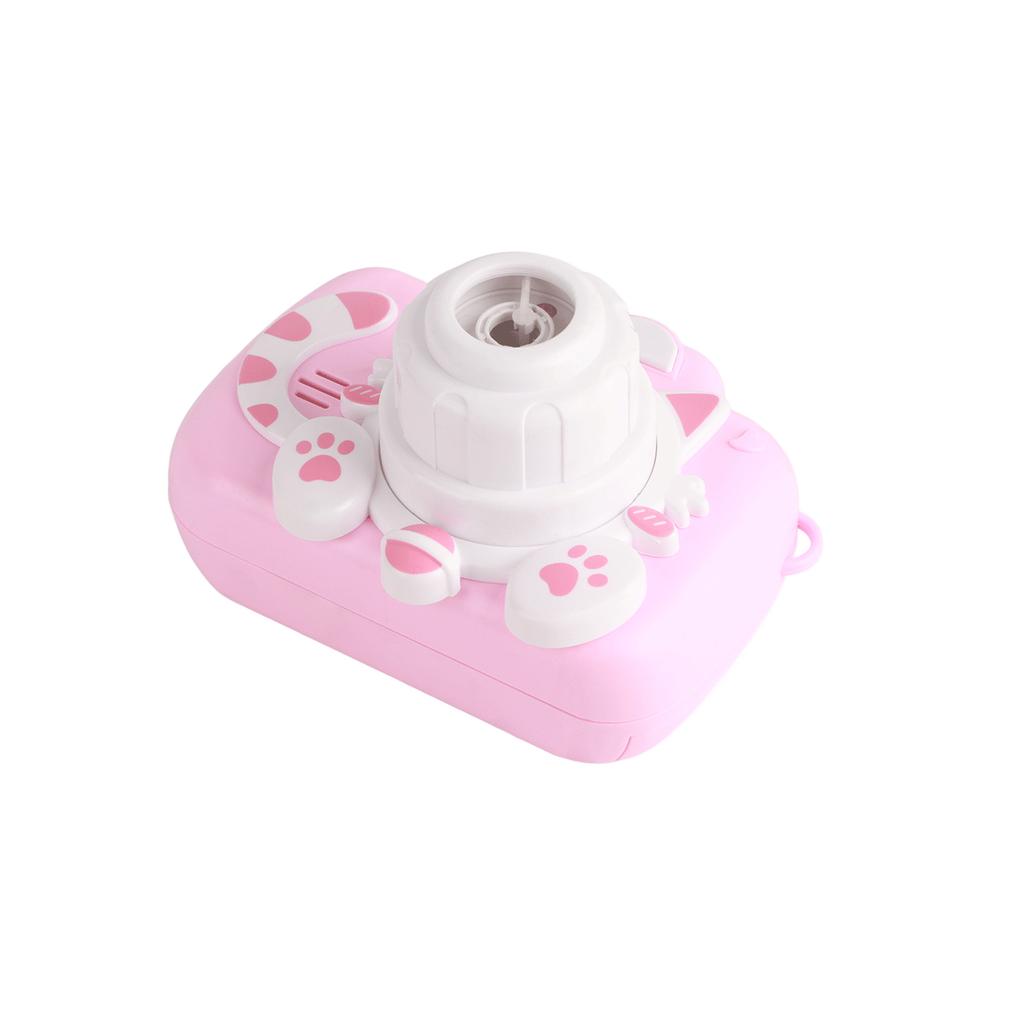 Children Camera Bubble Machine Braces Design Outdoor Soap Blow Bubbles Toys with Light Music