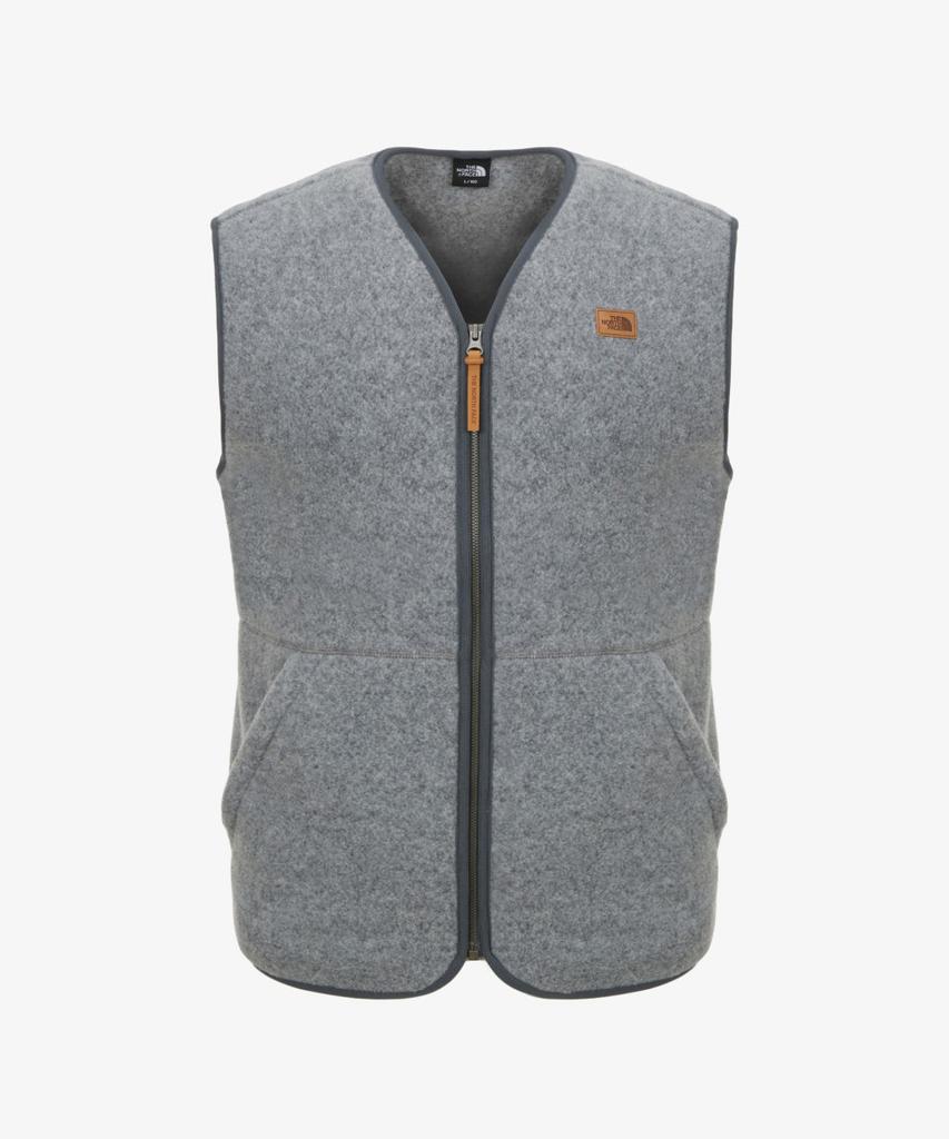 The North Face Жилет из шерсти и флиса Nv4Fr59B Vermo Светло-серый