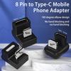 Адаптер для мобильного телефона 180 Pd Design Plug High And Play Скорость U-образный 20 Вт 8-контактный