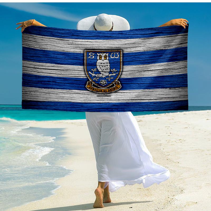 1PC Owl Symbol Wednesday Beach Towel - Soft, Absorbent Microfiber, Lightweight, Ideal for The Beach, Parties, Travel, Camping fan gifts