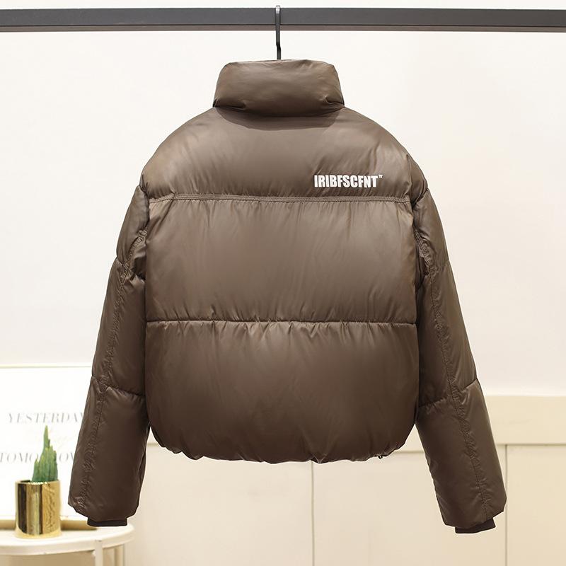 Stand-up collar bread down cotton-padded jacket women's short short winter new cotton-padded jacket for small people