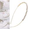 Accessories Ladies Ornament Hair Hoop Crystal Rhinestone Haiband Pearl Wave Headband Wedding Party
