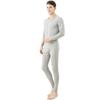 Muxuryee Warm Innerwear Includes Thick Shirt and Winter Size 8012 GY XXL Men's Set, Long-Sleeved Pants, Wear,