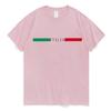 Italia Print Tshirt Men's Graphic Design O-Neck T-shirt Casual Comfy Tshirts For Summer Men's Clothing Tops For Daily Running