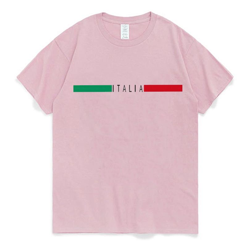 Italia Print Tshirt Men's Graphic Design O-Neck T-shirt Casual Comfy Tshirts For Summer Men's Clothing Tops For Daily Running