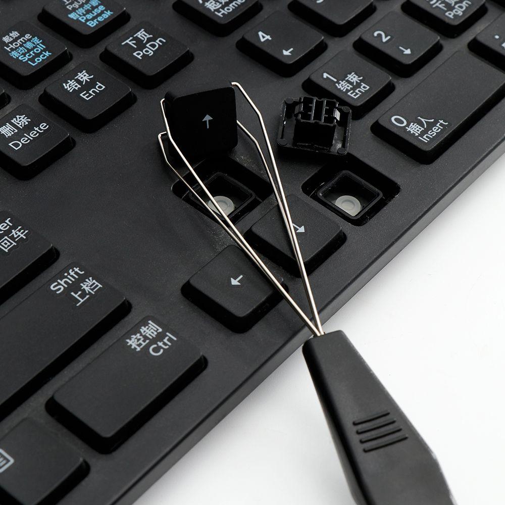 Новый Механический Простой Инструмент для Чистки Съемник Колпачков Клавиш Съемник Клавиатуры Металлический