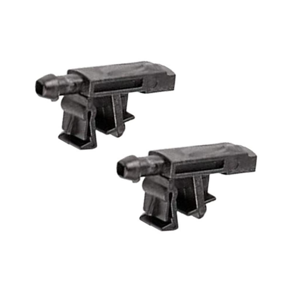 2 Pcs Car Rear Windshield Wiper Windscreen Washer Jet Spray Nozzles For Peugeot