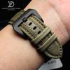 20MM 22MM 24MM Холст + Коровья кожа Ремешок для часов Для Panerai PAM111 441 Diesel Мужской Нейлоновый ремешок для часов Спортивный Наручный ремешок Браслет