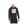 Nike Shoebox Fries Print Спортивная толстовка с капюшоном Мужские топы Черный DM2275-010