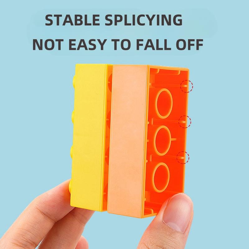 80 шт. крупных креативных строительных блоков, набор красочных классических базовых серебряных кирпичиков, игрушки своими руками для детских рождественских подарков