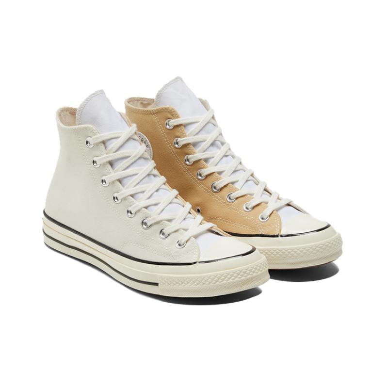 Converse 1970s Tri-panel Chuck Taylor All Star Sesame Color Blocking High Top Canvas Unisex Sesame Color Blocking
