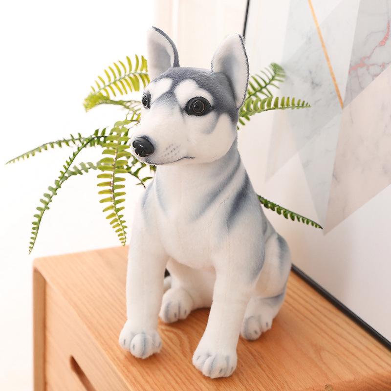 Husky Plush Toy Dog Doll Simulation Puppy Erha Little Doll Doll Girl Birthday Gift Female