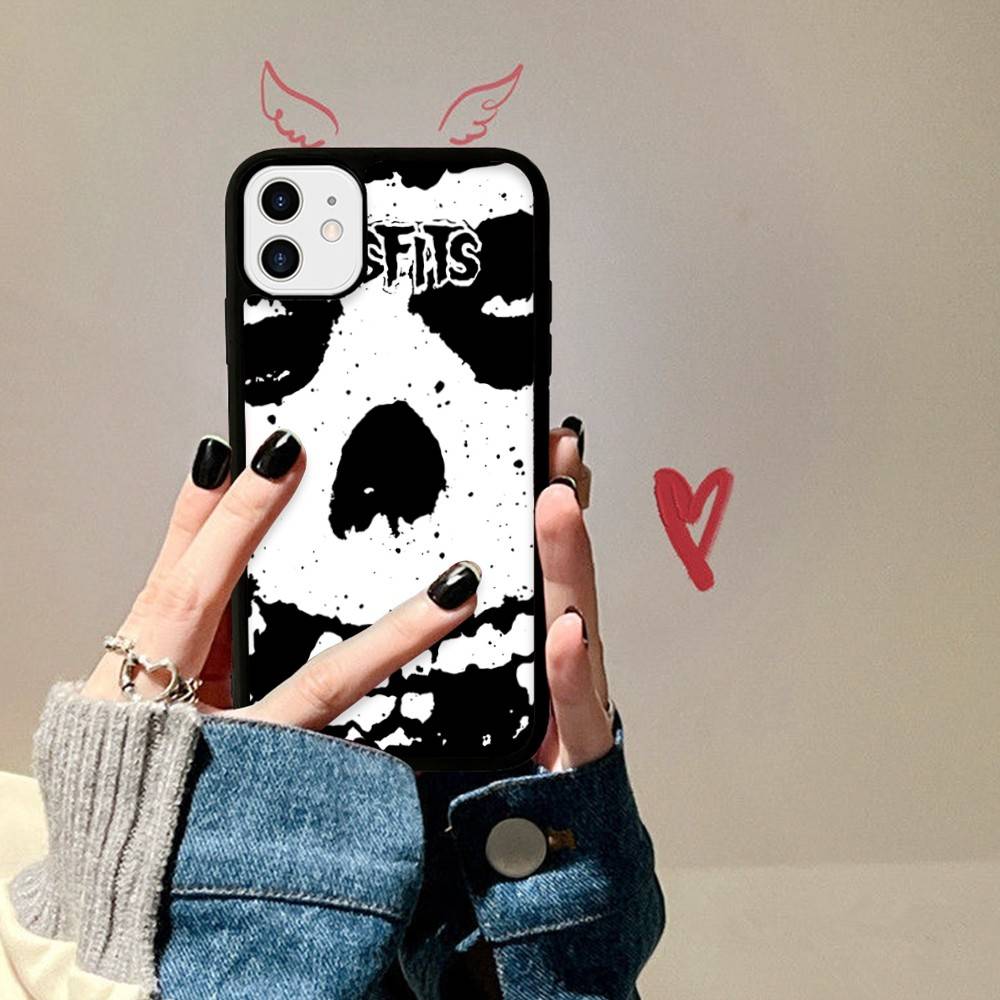 Чехол для телефона The Misfits Гленн Данциг Для IPhone 11 12 13 14 15 16 17 Pro Max Plus PC+TPU Чехол