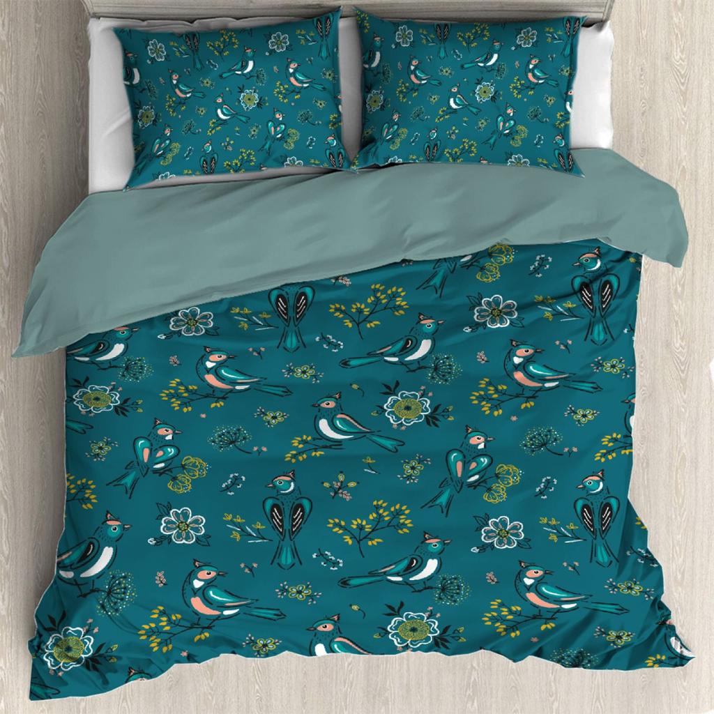 Комплект пододеяльника William Morris Strawberry Thief размера фулл/квин, мягкий, нежный, комплекты постельного белья для подростков/взрослых, пододеяльник