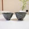 Arita ware pair of rice bowls, Kasumi Sakura design, stylish and modern, lightweight, in a wooden box. A perfect gift.