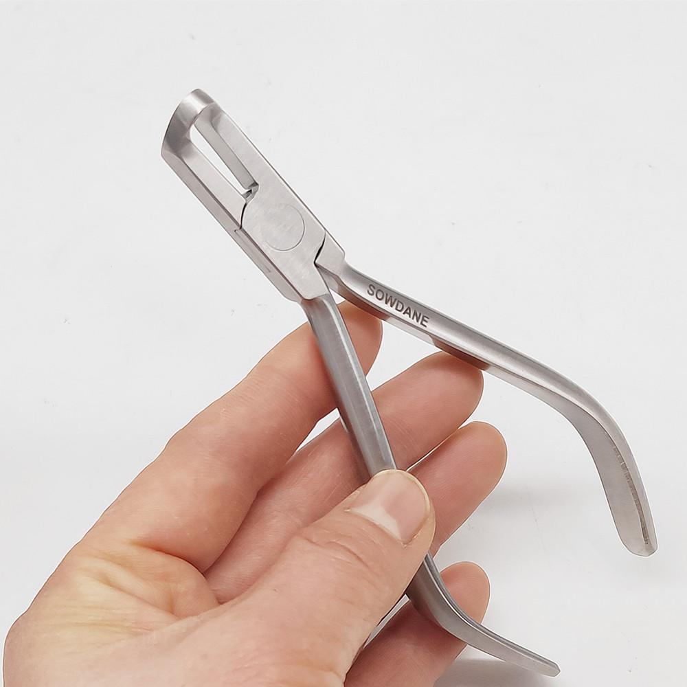 Стоматологические ортодонтические брекеты, плоскогубцы для удаления, средство для снятия брекетов, щипцы с изогнутым наконечником, стоматологический инструмент, инструмент