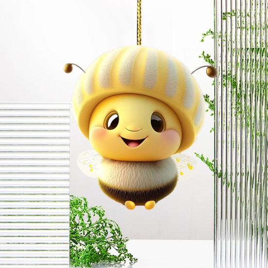 Декоративная подвеска Yousheng Bee, акриловое подвесное украшение, очаровательный внешний вид, яркий цвет, легкая подвеска в виде рождественской елки