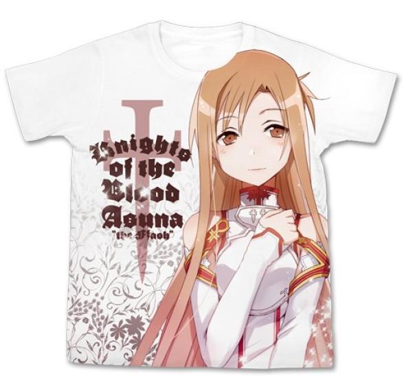 Dengeki Bunko FIGHTING CLIMAX Dengeki Bunko FC Asuna Полная графическая белая футболка Размеры S