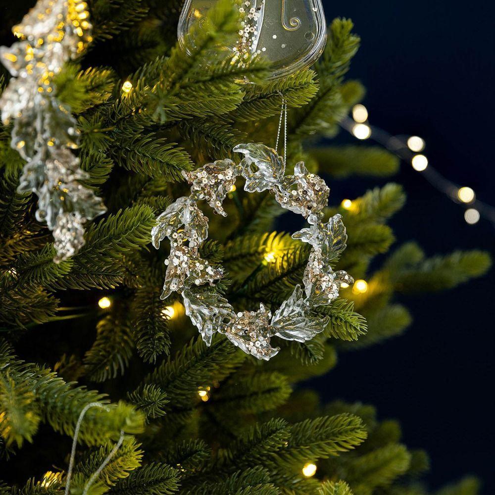 Acrylic Christmas Tree Ornaments DIY Crystal Hanging New Christmas Crystal Pendants Indoor Outdoor