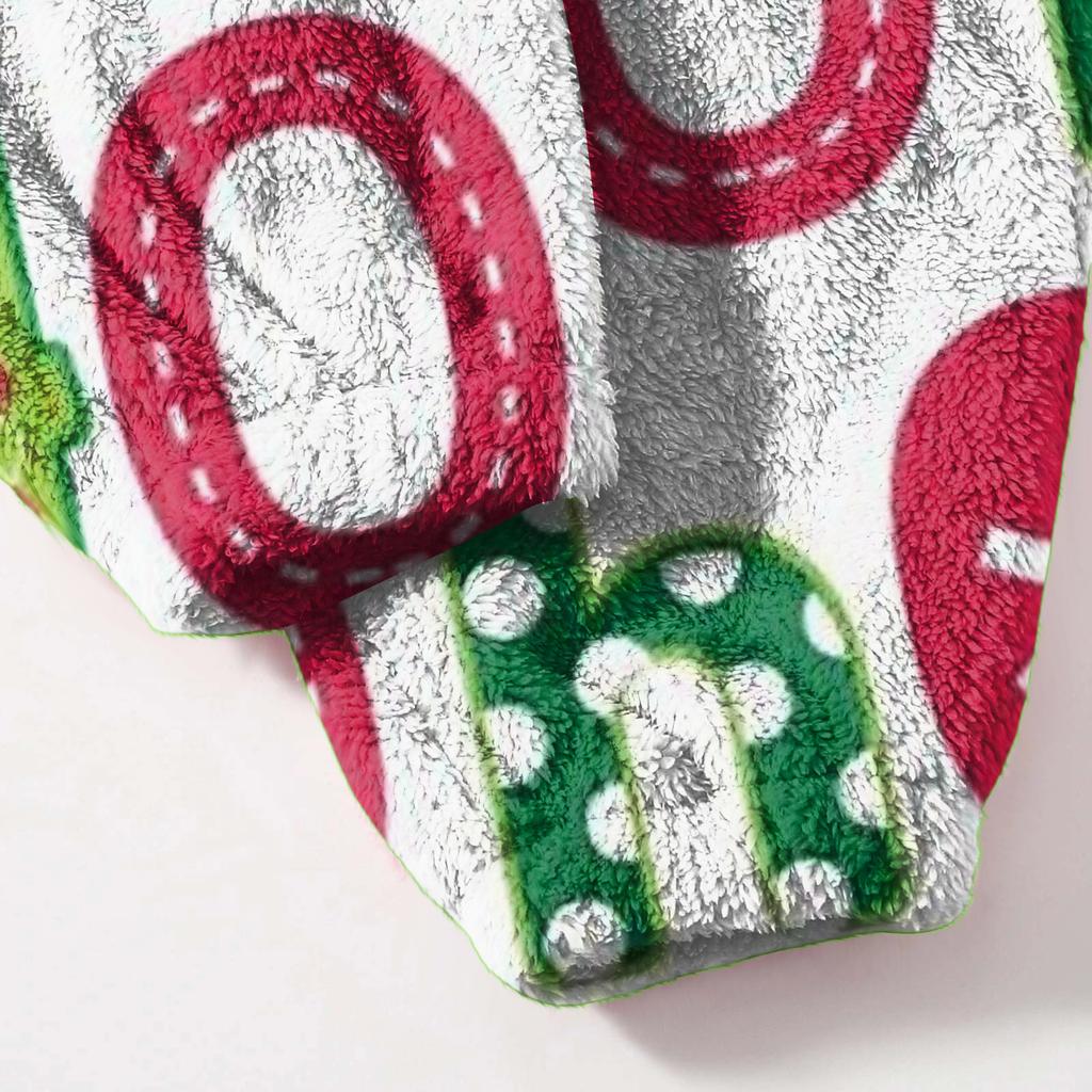 Men's Flannel Pocket Casual Pants, Printed Pocket Casual Pants, Home Sleeping Pants