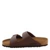 Сандалии мужские Birkenstock Amalfi Leather Soft Footbed Arizona Dark Brown Narrow Narrow Men, Birko-flor, 7-7.5 Women/5-5.5
