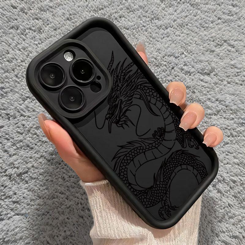 Чехол для OPPO Realme Note 50 60 60X GT Neo6 SE /GT 6T V60S V50S V50 V60 Funda Ударопрочный Силиконовый Мягкий Чехол для Телефона с Китайским Драконом