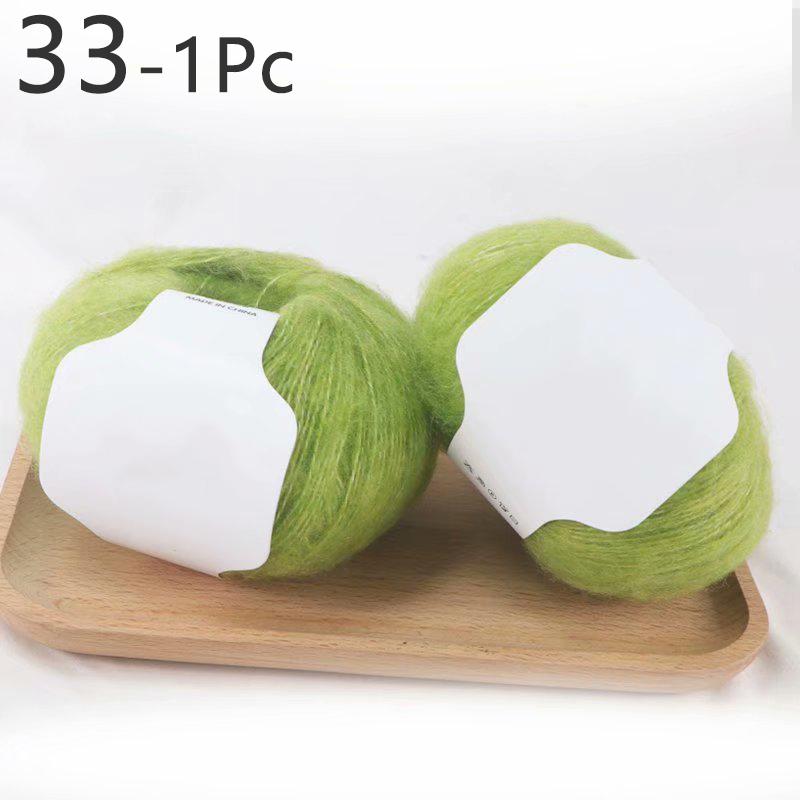 1 шт., 30 г, нить для вязания крючком из мохера для свитера, шарфа, пряжа для вязания, мягкая многоцветная пряжа для рукоделия «сделай сам»