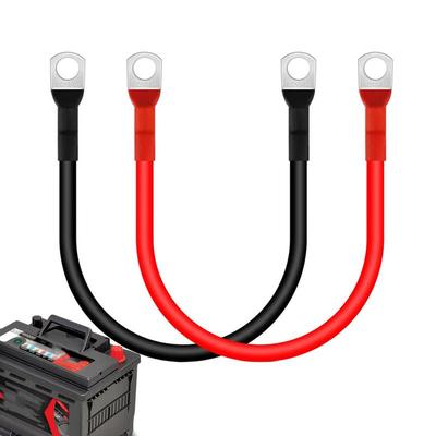 1 шт. Аккумуляторные кабели 5AWG Кабель для подключения аккумулятора Медный провод с клеммами для ИБП Инвертор Последовательно-параллельный разъем для аккумуляторов