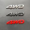 3D Металлический Логотип 4WD Наклейки-Значки Декоративные Наклейки на Задний Багажник Боковое Крыло Автомобиля Для Hyundai Jeep Renault Toyota Mini Hodna