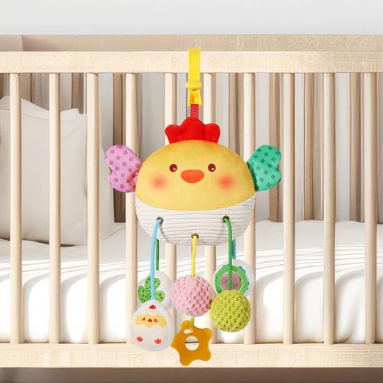 Игрушка для автокресла, игрушка-краб для малышей, тянущаяся игрушка, мягкая тканевая развивающая игрушка