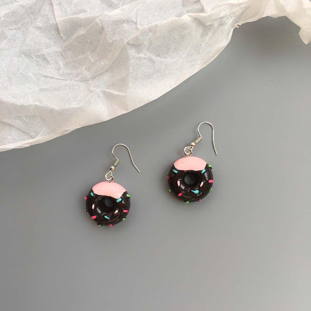 Summer Milk For Unique Cake Funny Gift Lovely Cartoon Fashion Party Drop Girl Food Jewelry Earrings