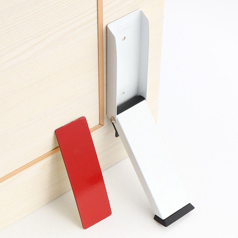 Self Adhesive Door Wedge Stainless Steel Door Holder New Folding Door Stop Door