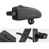 Frame-mounted waterproof bicycle bag 1.5l AS-019 - black