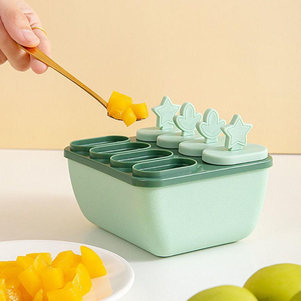 Accessories Home Summer Ice Cream Makers DIY Popsicle Mold Reusable with Lid Stick