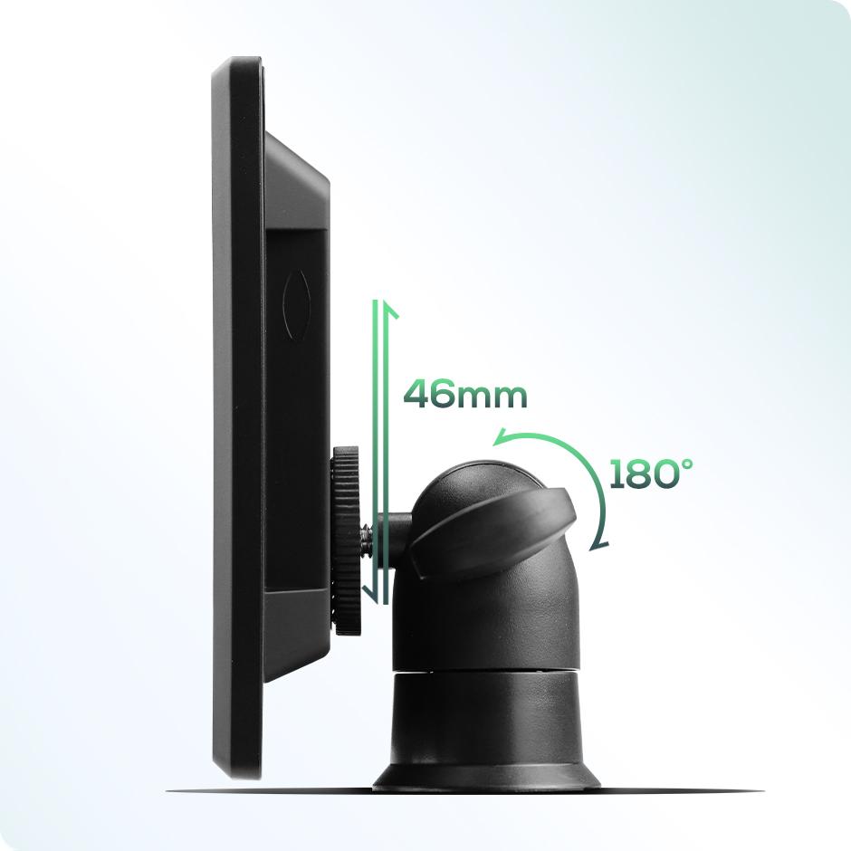GreenYi 7" Quantum Dot QLED Display AHD Monitor For Truck Car Parking Fishing Support 2CH 1080P Camera IPS Ultrathin Screen